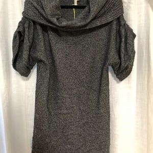 Long cowl neck sweater